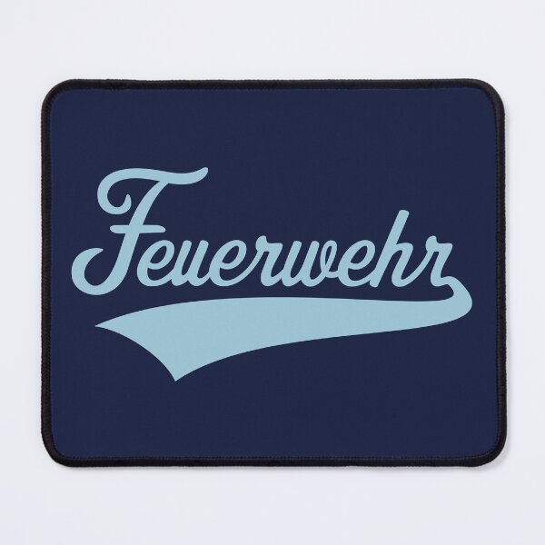 Item preview, Fire Department (Firefighter / Firefighter / Lettering / Sky Blue) designed and sold by MrFaulbaum.