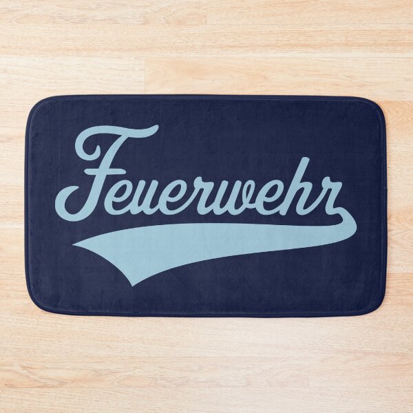 Item preview, Fire Department (Firefighter / Firefighter / Lettering / Sky Blue) designed and sold by MrFaulbaum.