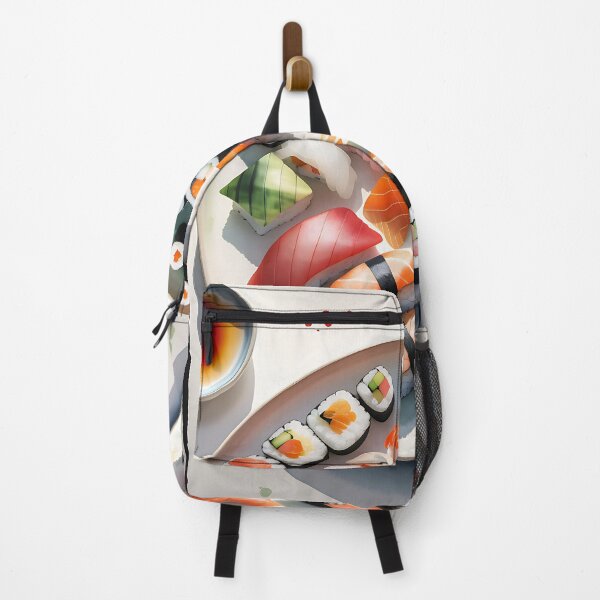 Item preview, Watercolor, plate of sushi designed and sold by IAmagineFR.