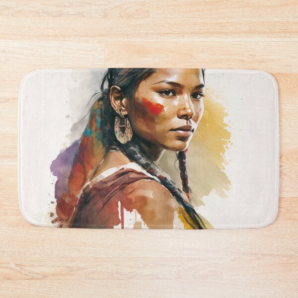 Item preview, Native American Woman designed and sold by Hollanding.