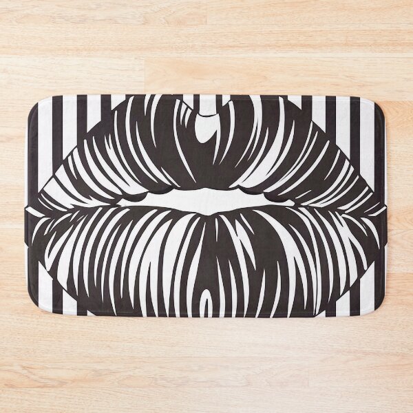 Item preview, Black and white lips designed and sold by m-y-A-I-A-R-T-.