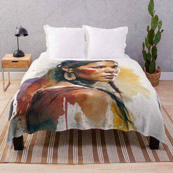 Item preview, Native American Woman designed and sold by Hollanding.