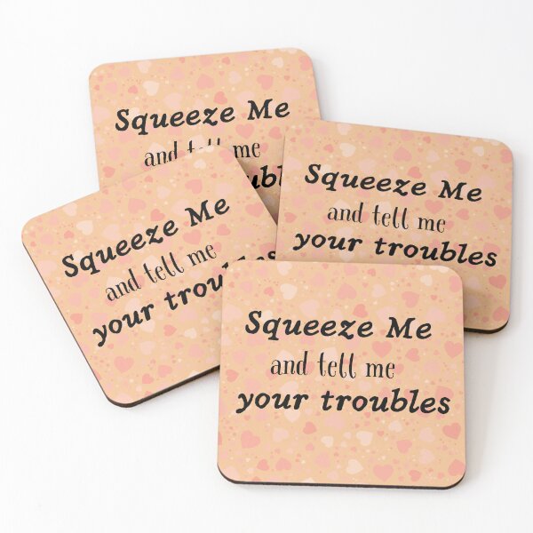 Item preview, Squeeze Me and Tell Me Your Troubles Therapy Pillow for Mental Struggles  designed and sold by FreedByJesus.