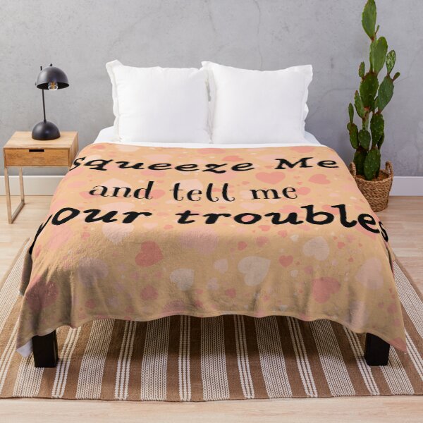 Item preview, Squeeze Me and Tell Me Your Troubles Therapy Pillow for Mental Struggles designed and sold by FreedByJesus.