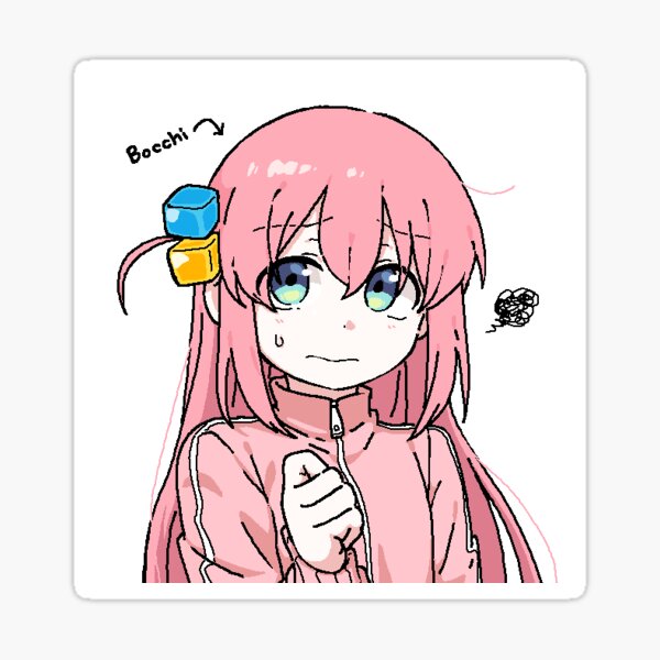 Aperçu de l'œuvre Bocchi le Rocher Confus créée et vendue par ShikiGum.