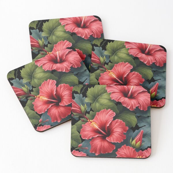 Item preview, Fantasy Florals Hawaiian Hibiscus Vector Art 4 designed and sold by taiche.