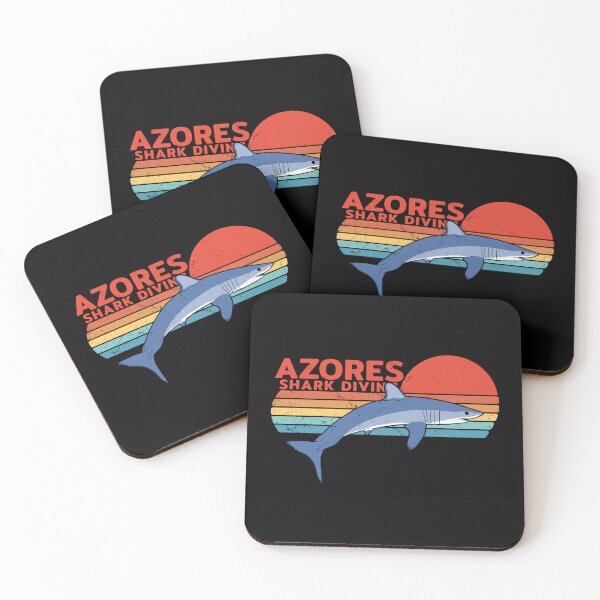 Item preview, Azores Pico Mako Shark designed and sold by NicGrayGraphic.