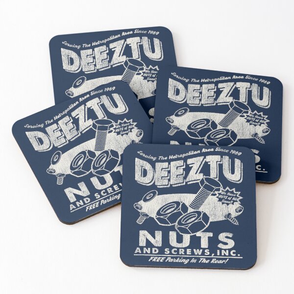 Item preview, Deeztu Nuts And Screw Co. Worn Dks designed and sold by Alema Art.