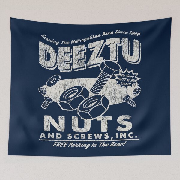 Item preview, Deeztu Nuts And Screw Co. Worn Dks designed and sold by Alema Art.