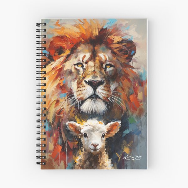 Item preview, Lion and the Lamb Acrylic painting designed and sold by Walison de Eça.