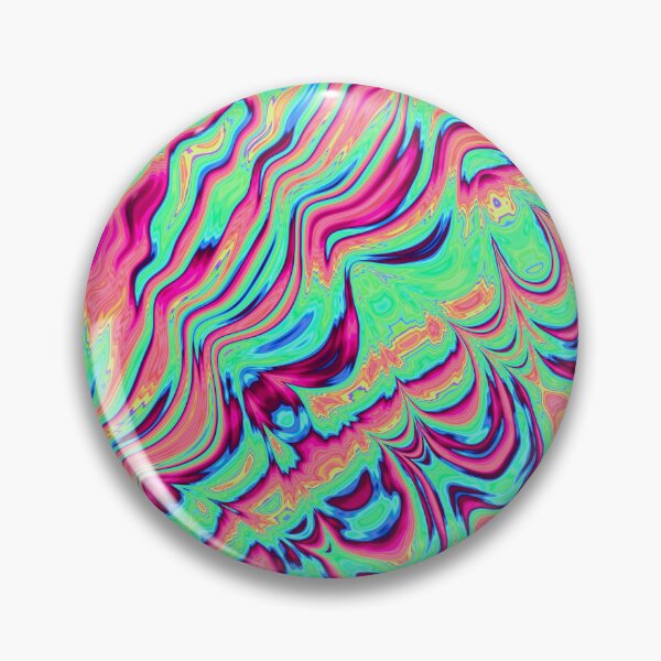 Item preview, Groovy Psychedelic Colorful Neon Rainbow Digital Abstract Fractal Art designed and sold by Kaleiope Studio.