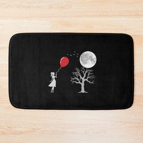 Item preview, Girl with Red Balloon In Moonlight designed and sold by MarieSusan.