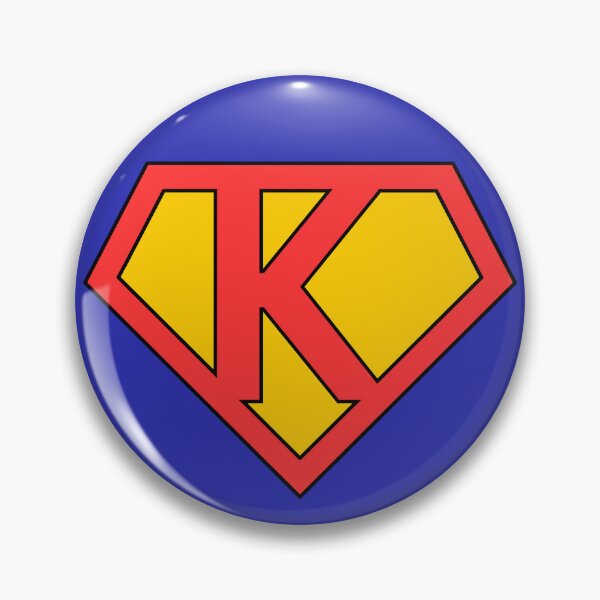 Item preview, Letter K | Super Letter | Red and Yellow designed and sold by Christiana-Art.