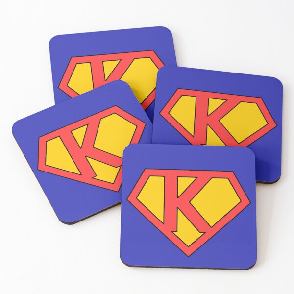 Item preview, Letter K | Super Letter | Red and Yellow designed and sold by Christiana-Art.