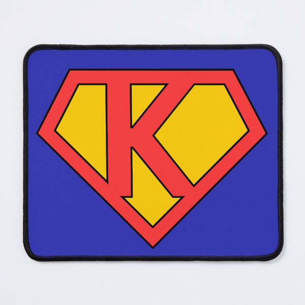 Item preview, Letter K | Super Letter | Red and Yellow designed and sold by Christiana-Art.