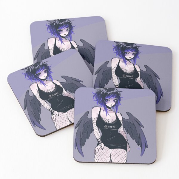 Item preview, Goth Angel Anime Girl designed and sold by ShikiGum.