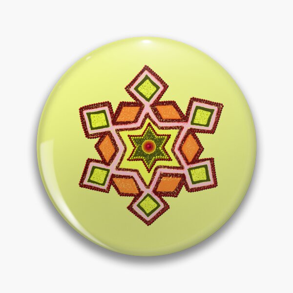Item preview, Rangoli/Dot kolam/muggu/sikku kolam/Vilva Thalam/ Indian Marriage/Wedding Haldi/Yellow designed and sold by ShreecreatE.