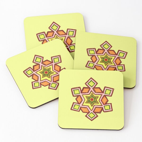Item preview, Rangoli/Dot kolam/muggu/sikku kolam/Vilva Thalam/ Indian Marriage/Wedding Haldi/Yellow designed and sold by ShreecreatE.