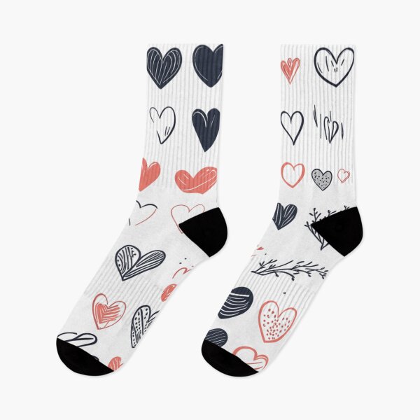 Item preview, Chic Doodle Heart Pattern designed and sold by HecoPhoto.