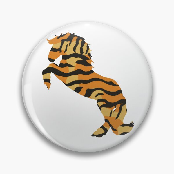 Item preview, Heavy horse rearing in a tiger suite, for every horse lover! designed and sold by PICbyFemke.