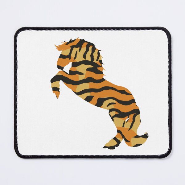 Item preview, Heavy horse rearing in a tiger suite, for every horse lover! designed and sold by PICbyFemke.