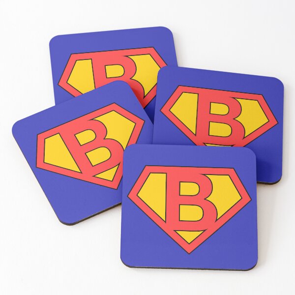 Item preview, Letter B | Super Letter | Red and Yellow designed and sold by Christiana-Art.