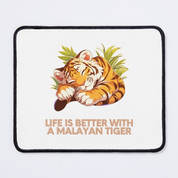 Item preview, Malayan tiger Flowers Journaling Endangered species designed and sold by SMARTKIT  DESIGNAGENCY.
