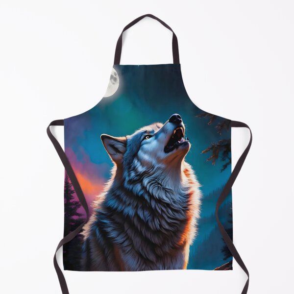 Item preview, Wolf Howling At The Moon designed and sold by AIncredible.