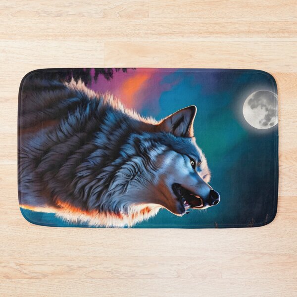 Item preview, Wolf Howling At The Moon designed and sold by AIncredible.