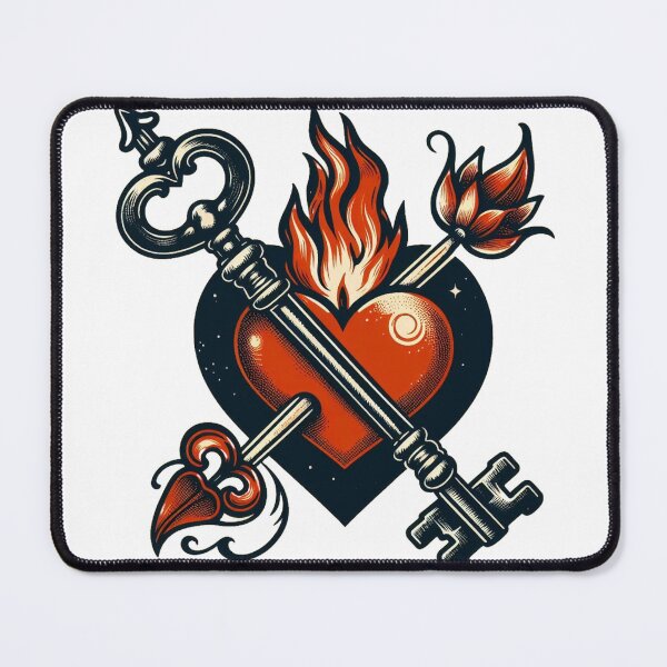 Item preview, Heart Lock and Keys designed and sold by Greydate.