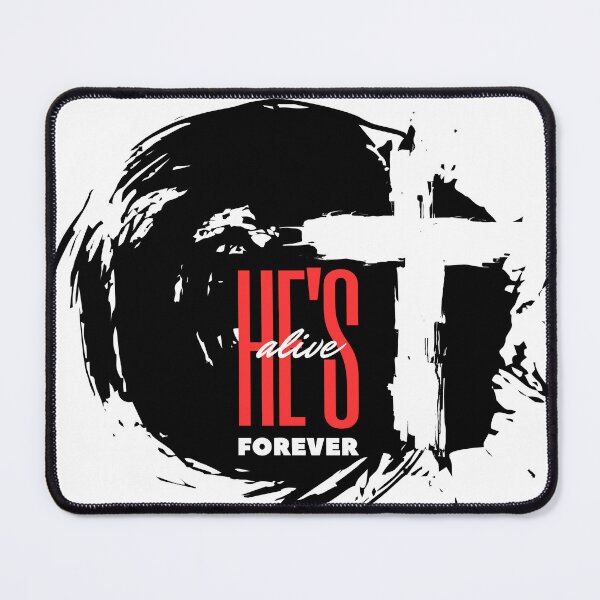 Item preview, He's Alive Forever Jesus Resurrection Easter Cross designed and sold by 3nityoneart.