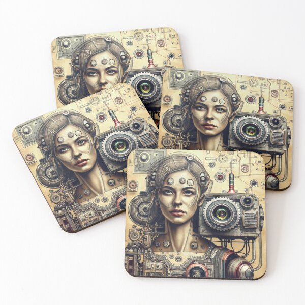 Item preview, Steampunk - Female - Cyborg designed and sold by James DeFazio.