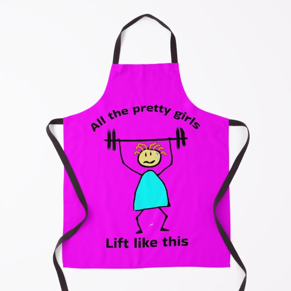 Item preview, Funny Gym Girl Lifting Weights designed and sold by Aurorapod.