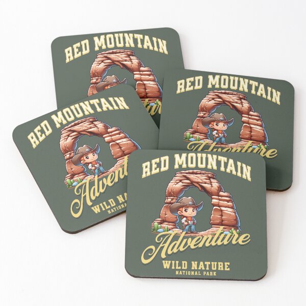 Item preview, Red mountain adventure – Solo traveler – Brave wilderness – Strange wilderness – Wilderness first aid – Wilderness therapy – Wilderness tour – Wilderness island. designed and sold by JansenGS.