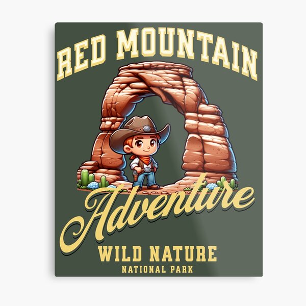 Item preview, Red mountain adventure – Solo traveler – Brave wilderness – Strange wilderness – Wilderness first aid – Wilderness therapy – Wilderness tour – Wilderness island. designed and sold by JansenGS.