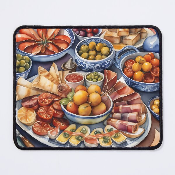 Item preview, Watercolor of a cup of tapas designed and sold by IAmagineFR.