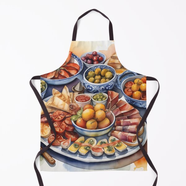 Item preview, Watercolor of a cup of tapas designed and sold by IAmagineFR.