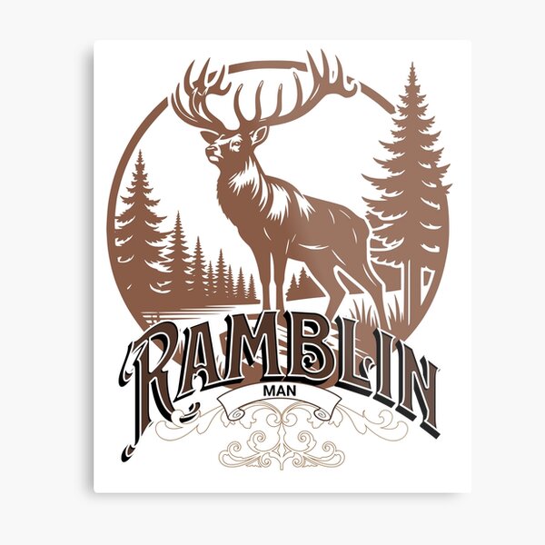 Item preview, Ramblin man – Solo traveler – Brave wilderness – Strange wilderness – Wilderness first aid – Wilderness therapy – Wilderness tour – Wilderness island. designed and sold by JansenGS.