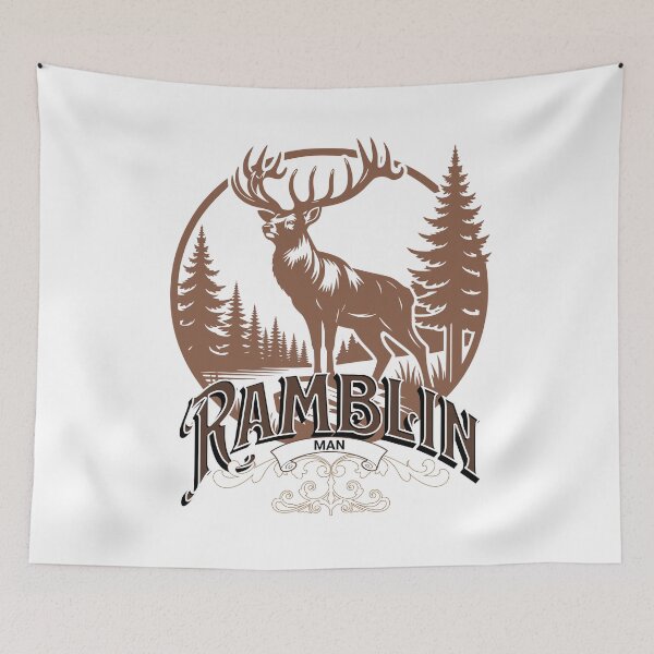 Item preview, Ramblin man – Solo traveler – Brave wilderness – Strange wilderness – Wilderness first aid – Wilderness therapy – Wilderness tour – Wilderness island. designed and sold by JansenGS.