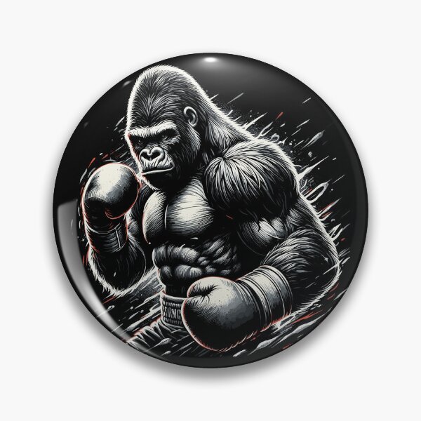 Item preview, Gorilla boxer fighter boxing gift designed and sold by Pineapple-Tree.