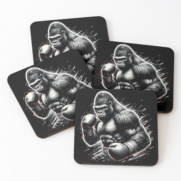 Item preview, Gorilla boxer fighter boxing gift designed and sold by Pineapple-Tree.