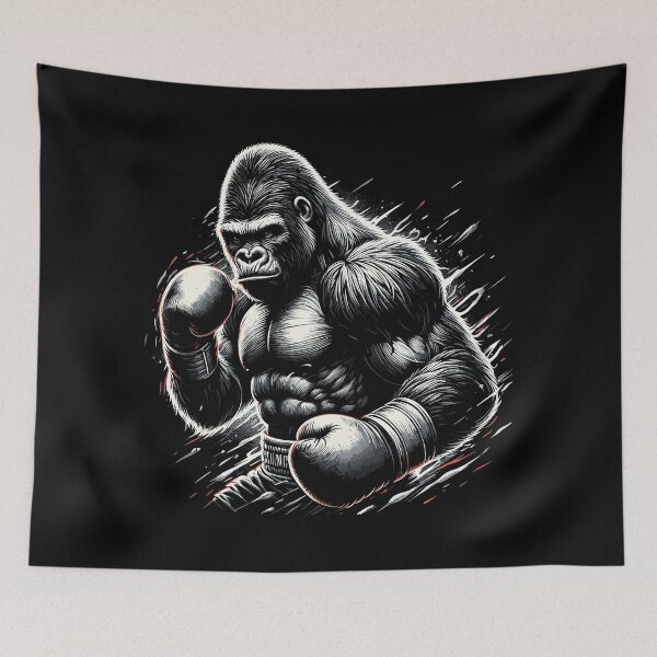 Item preview, Gorilla boxer fighter boxing gift designed and sold by Pineapple-Tree.