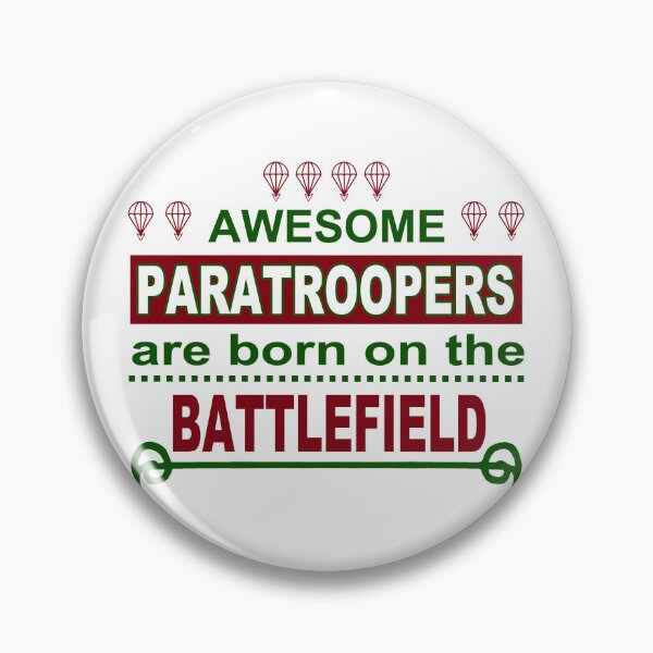 Item preview, Awesome Paratroopers; Born on the Battlefield;  designed and sold by StickerApe.