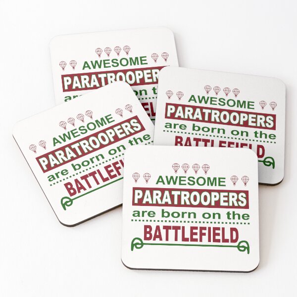 Item preview, Awesome Paratroopers; Born on the Battlefield;  designed and sold by StickerApe.
