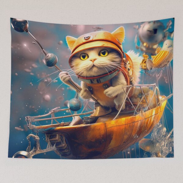 Item preview, Boating Kitty designed and sold by TopRBArtist.