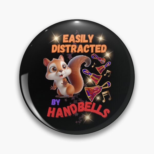 Item preview, Easily distracted by handbells designed and sold by CelticClapper.