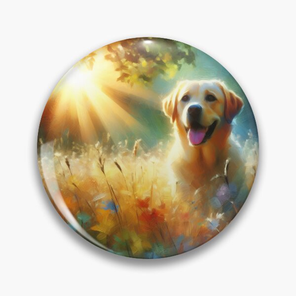 Item preview, Vibrant Labrador Retriever Artwork designed and sold by PawspectCreate.