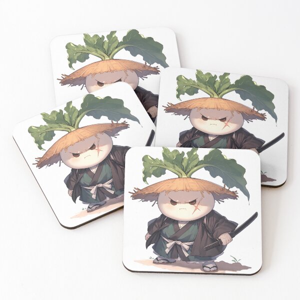 Item preview, cute radish samurai. designed and sold by Rung304.