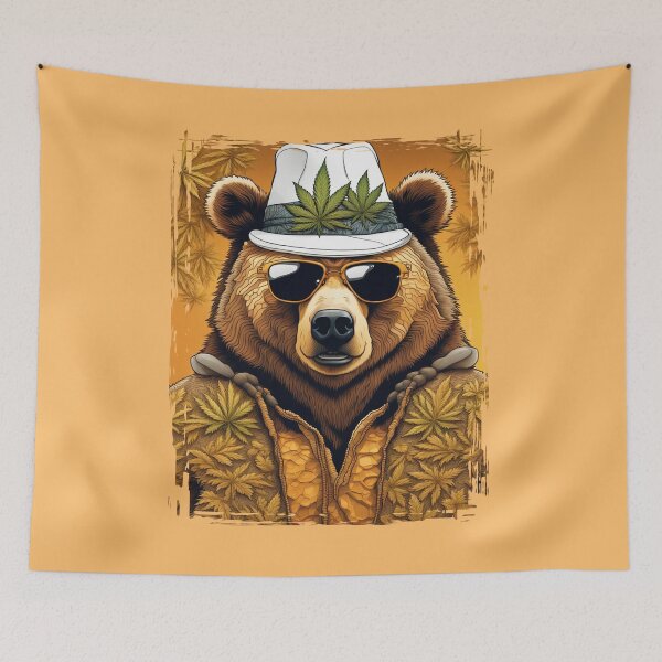 Item preview, Golden Dab Bear Drip Shatter Sticker Package designed and sold by DabGraphic.