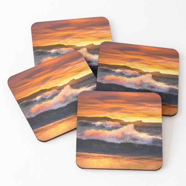 Item preview, Fistral Beach Sunset Waves designed and sold by Alisonchambers2.
